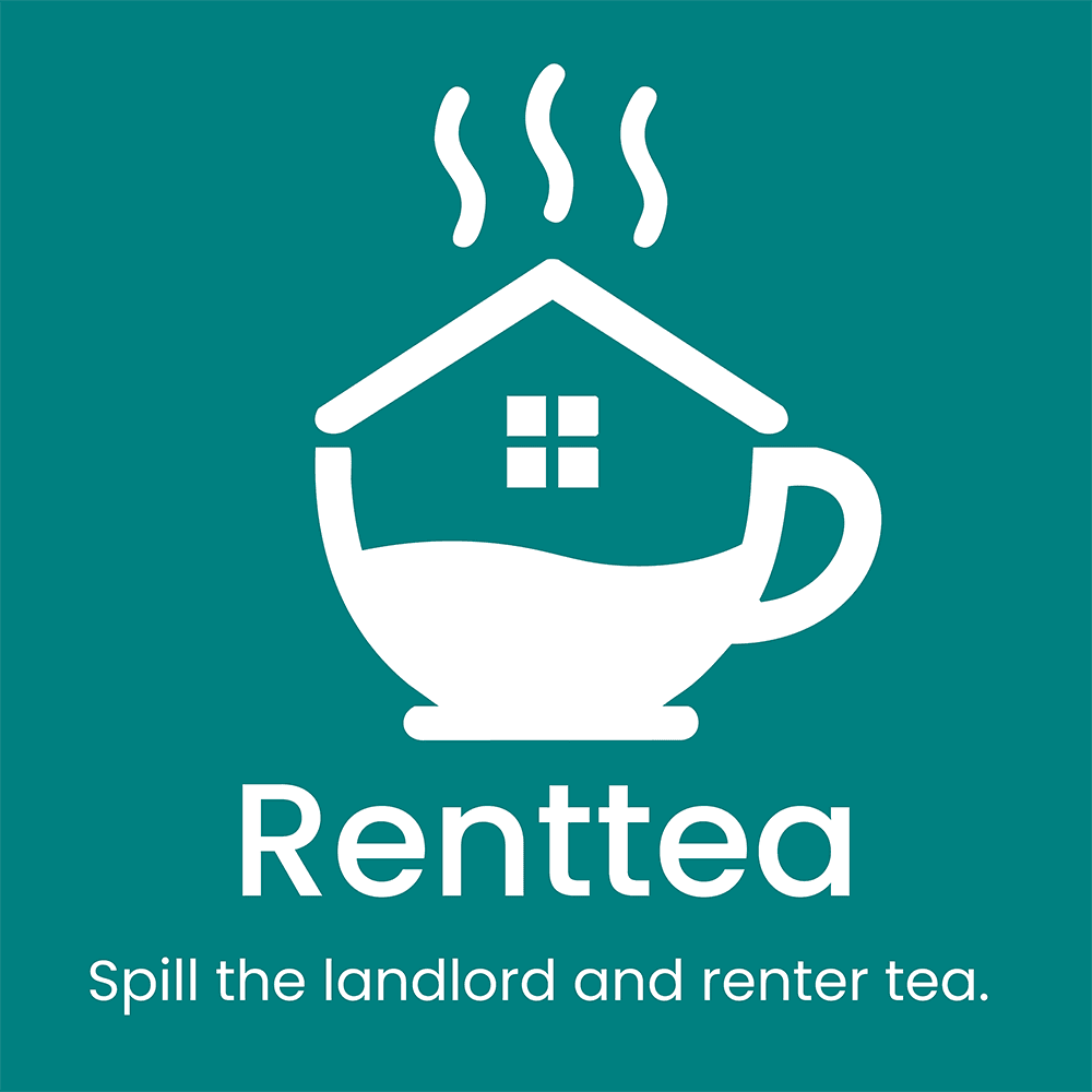 Renttea logo and callout